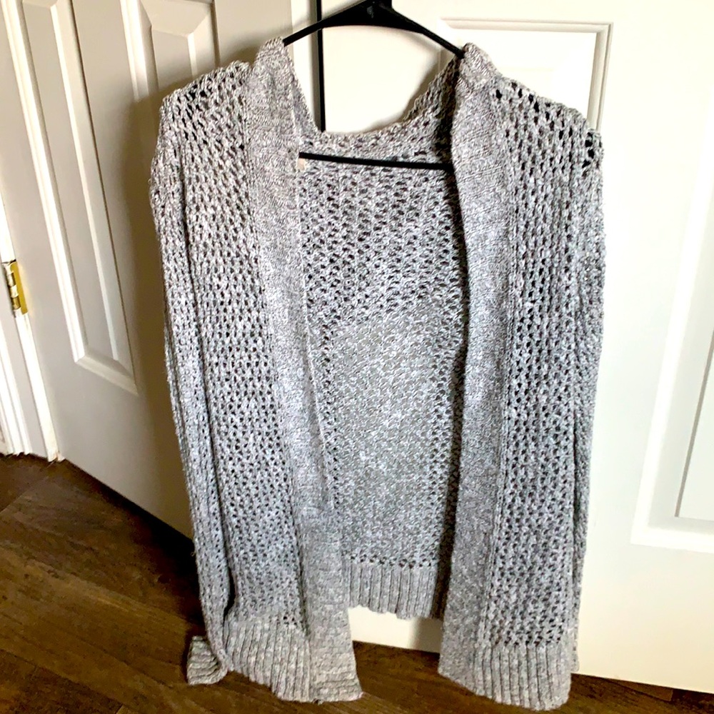 Hooded cardigan